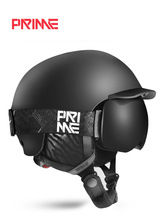 滑雪头盔男户外专业滑雪头盔保暖雪盔女单透气盔专业雪具装备