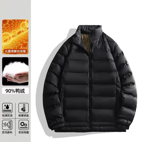 Men's down Jacket Three-In-One Winter Jacket Two-Piece Set with Detachable down Liner Wholesale Replacement from Manufacturer