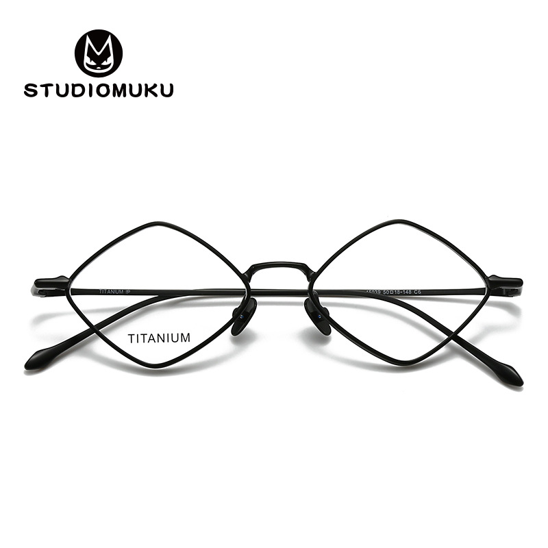 STUDIOMUKU gafas de madera cool, no importa cuál sea el gusto de las gafas estéticas marcos poligonales