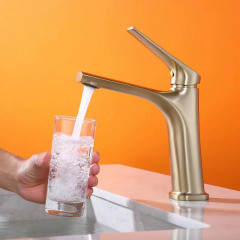 冷熱雙控混水龍頭家用簡約面盆龍頭台下盆洗手池衛生間水龍頭批發