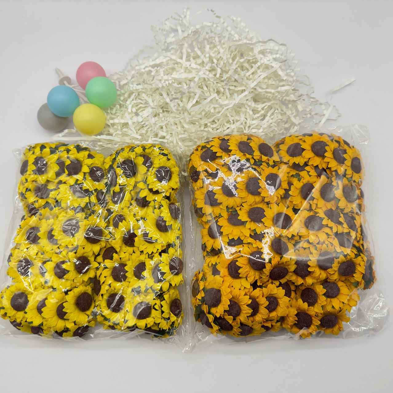 Manufacturer Sells 100 Paper Sunflowers, Paper Flowers, Artificial Wedding Gifts, Decoration DIY Accessories, Artificial Flowers