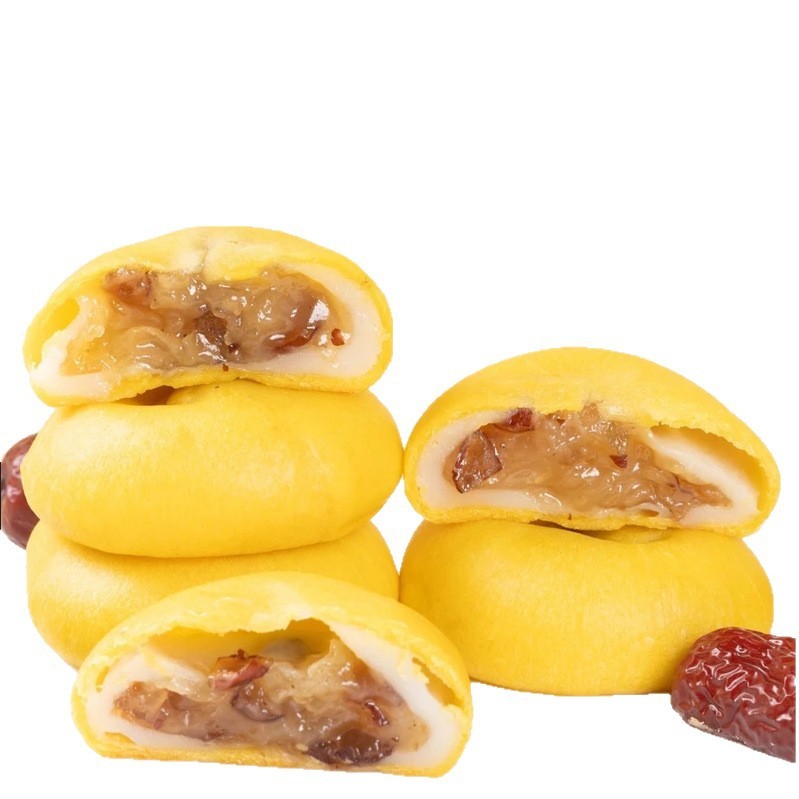 小米山药银耳小点心小零食早餐好吃的糕点小米山药银耳饼|undefined