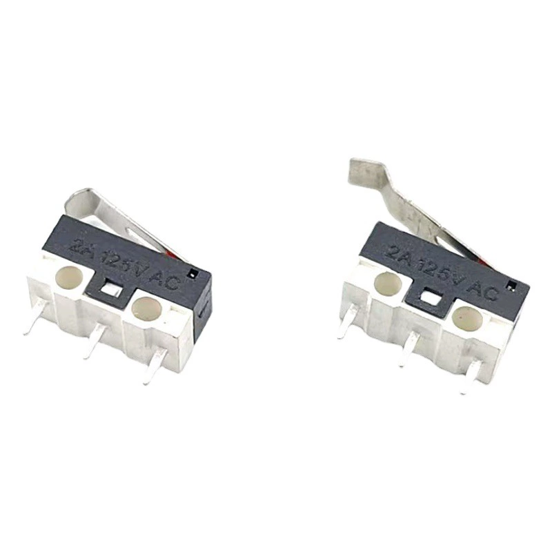 Поставка небольшого микро-переключателя мыши 3 фута без ручки прямая ручка изогнутая ручка предел хода контактный сенсорный кнопочный переключатель