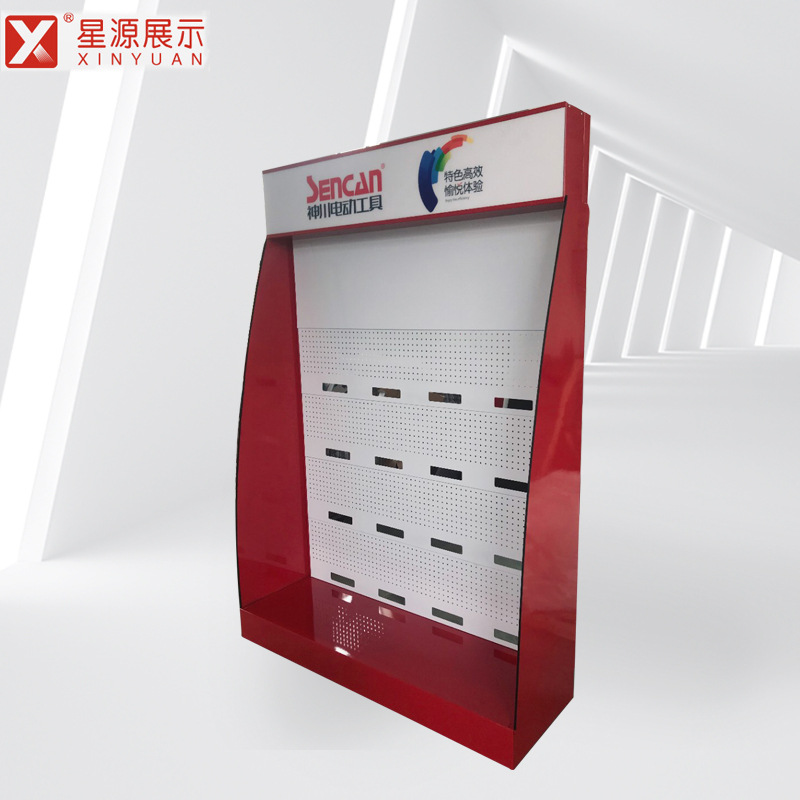 货架镂空镂空带线槽电动工具展架展示柜展柜货架厂家直供