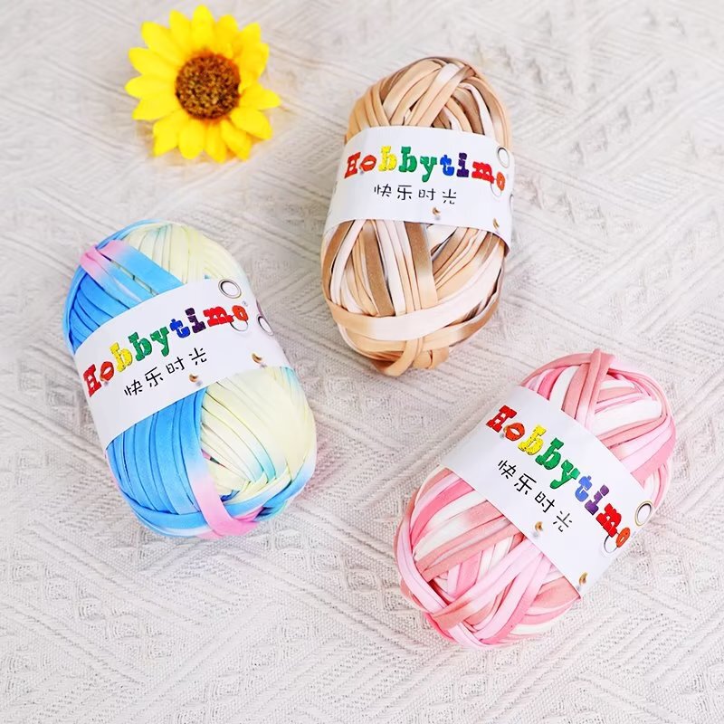 Cloth thread 2cm wide cloth Modal Hyun-a handmade bag slippers woven storage basket diy material wholesale Cloth thread 2cm wide cloth Modal Hyun-a handmade bag slippers woven storage basket diy material wholesale