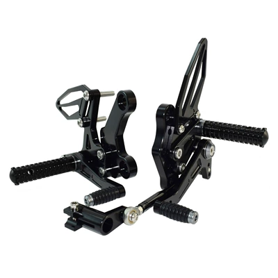 Modified Motorcycle Raised Footrest – Motorcycle pedals - titanium