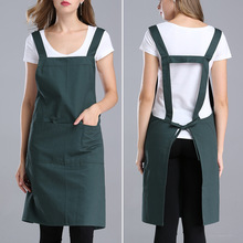 围裙韩版时尚工作服厨房家用围裙围腰女广告围裙logo印字