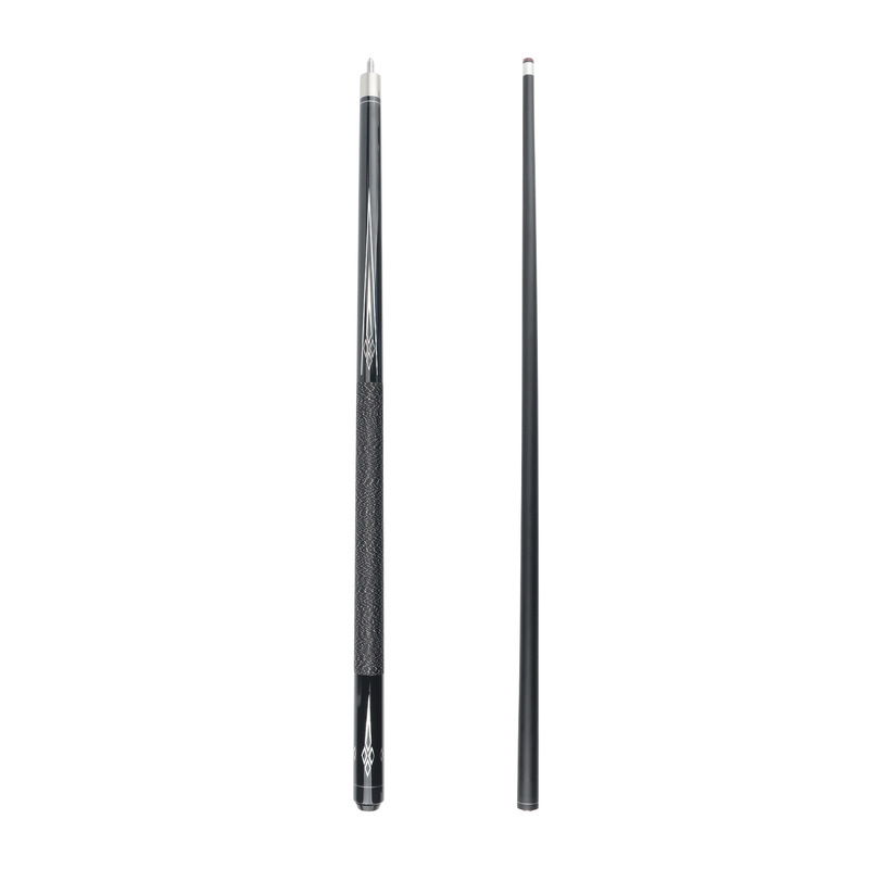Xuanhe 1/2 スプリットビリヤードキュー ブラックテクノロジーカーボンリネンライングリップ中国式8ボールクラブ専用キュー|undefined
