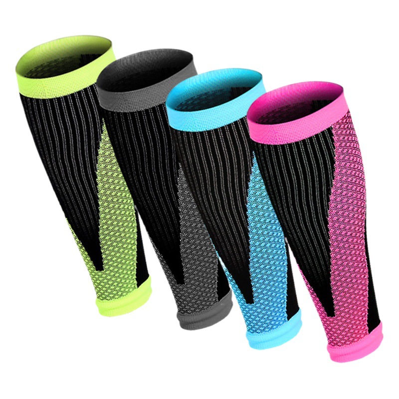 Protección de la pantorrilla deportiva calcetines de compresión transpirables conjunto de hombres y mujeres deportes ciclismo correr fútbol baloncesto montañismo suministros de equipo de protección