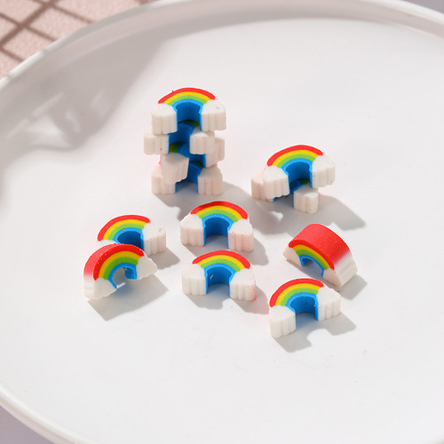 Colorful Bridge Rubber Eraser for Children, Students, Learning Purpose, Cartoon Mini Rainbow Style Rubber Eraser, Wholesale