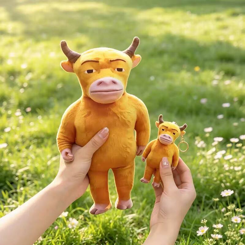 Funny realistic cow plush toy that can record music, cute and quirky doll, children's day gift Funny realistic cow plush toy that can record music, cute and quirky doll, children's day gift