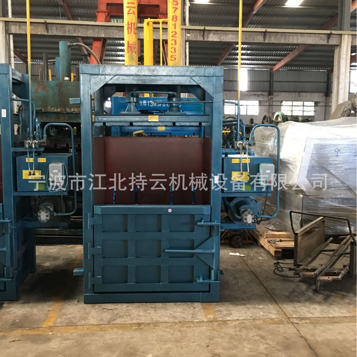 现货供应Y82系列二手立式手动液压打包机 棉花秸秆废纸打包