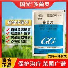 国光多菌灵花卉果蔬月季黑斑病倒秧病杀菌剂多肉绿萝发财树杀菌剂