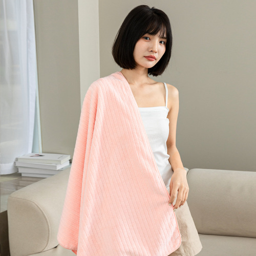 Cotton Throw Towel for Women, Snowflake Fleece Absorbent Quick-Dry Non-Falling Hair Thick Towel for Bathing, New Softened Model