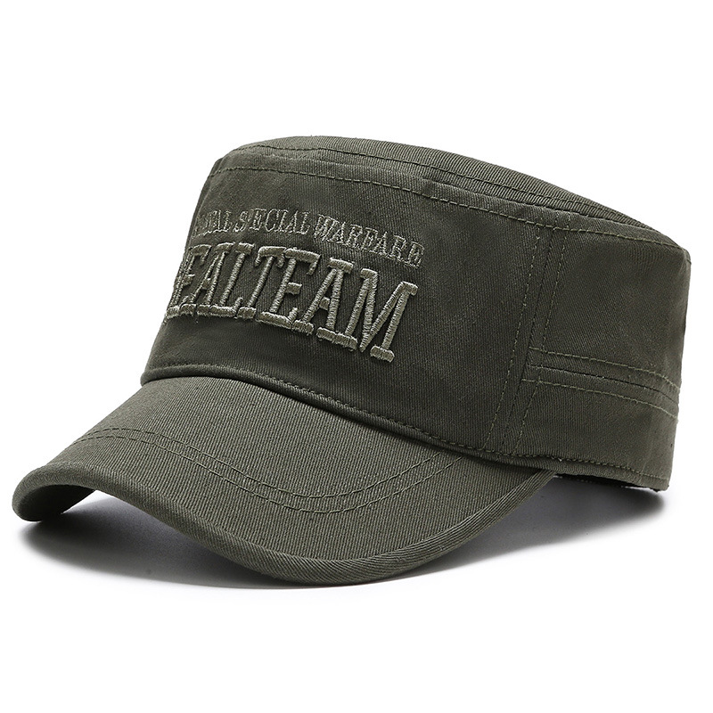 Neuer Frühling und Herbst Outdoor Flat Top Casual Herren Sportbrief bestickter Sonnenhut_voghion.com