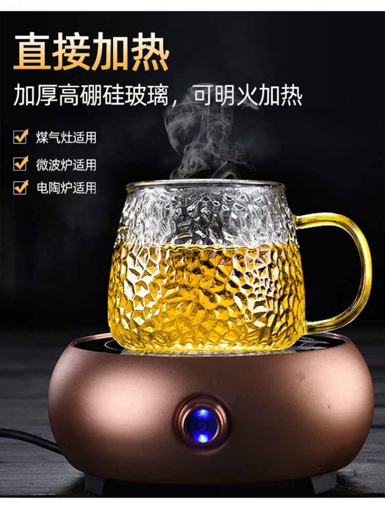 BB4C Wholesale High-End Summer Water Cup for Women, High Borosilicate Heat-Resistant Glass Cup, Couple's Edition, Mugs