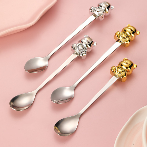 Creative cartoon spoon stainless steel