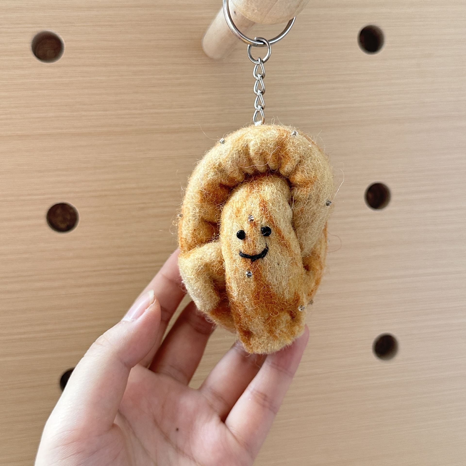100g Weight Bag Pendant, Keychain Classification 1 Piece Quantity Holiday, Daily Occasion wool felt Material Fruit, Vegetable Pattern Cute Style 1 Piece Cute Fruit Vegetable Wool Felt Bag Pendant Keychain 34