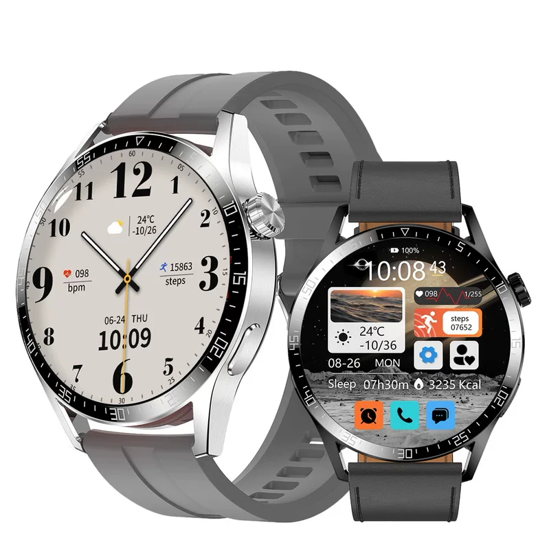 Умные часы SK37 с Bluetooth-звонками, 1.52" экран, измерение пульса в реальном времени, мониторинг сна + уведомления GT3 Max