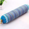 Cotton Coarse Fabric Pillow, Candy Pillow, Cervical Pillow, Buckwheat Husk, mugwort Pillow Core, Small Round Pillow, Supermarket and Shopping Mall