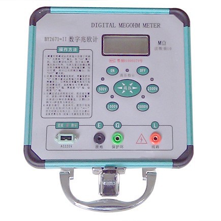 供应ET2670数字兆欧表 100V 250V  500V 1000v四档电阻测试