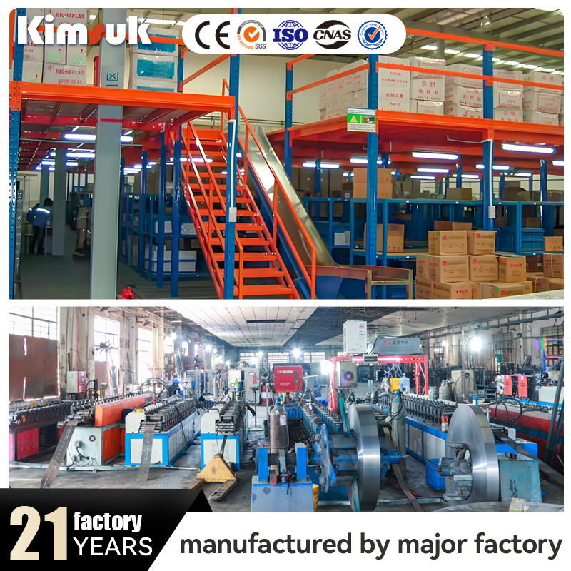 Attic shelves 跨境直营阁楼平台钢结构仓库物流仓储重型阁楼货架