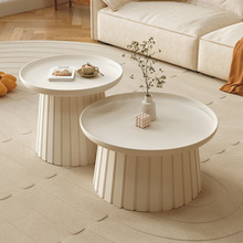 新潮北欧创意圆形茶几家用客厅简约现代小户型桌子组合小茶台沙发