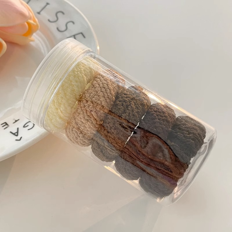 Ligas para el Cabello de Alta Elasticidad de Materiales Mixtos Duraderas para Mujeres