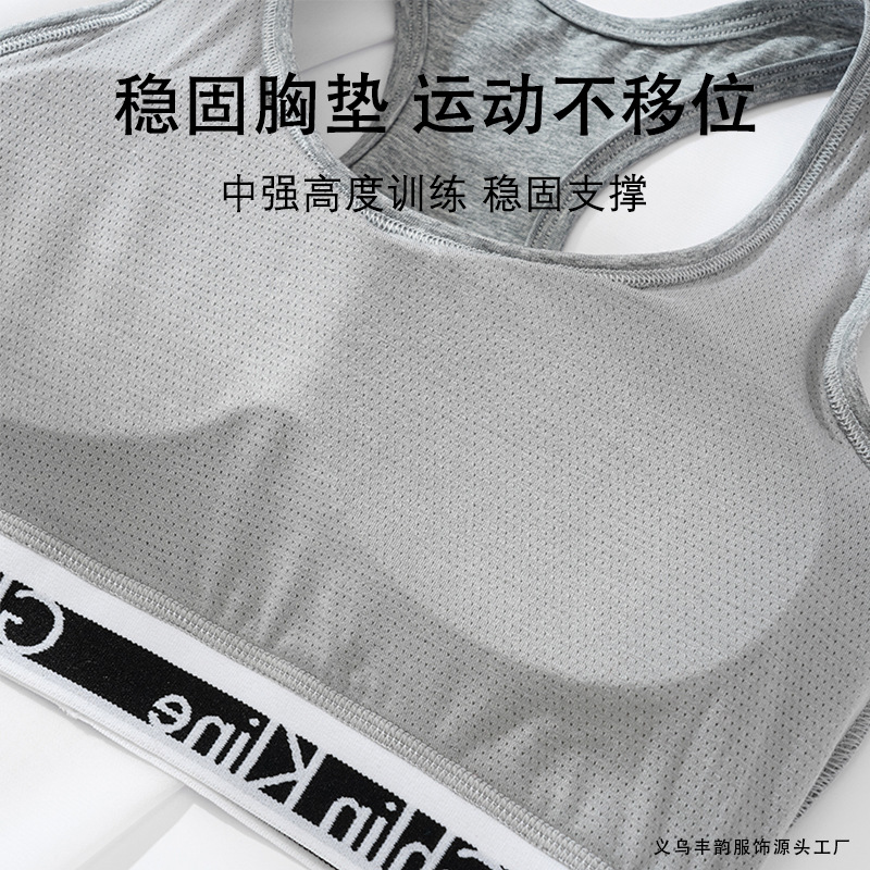 Conjunto de sujetador deportivo Fengyun, pecho grande, pequeño, a prueba de golpes, soporte superior, yoga, fitness, espalda hermosa, ropa interior deportiva, uso externo