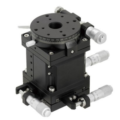 XYZLRPG38 高精度 XYZR轴 千分尺旋钮交叉导轨微调平台