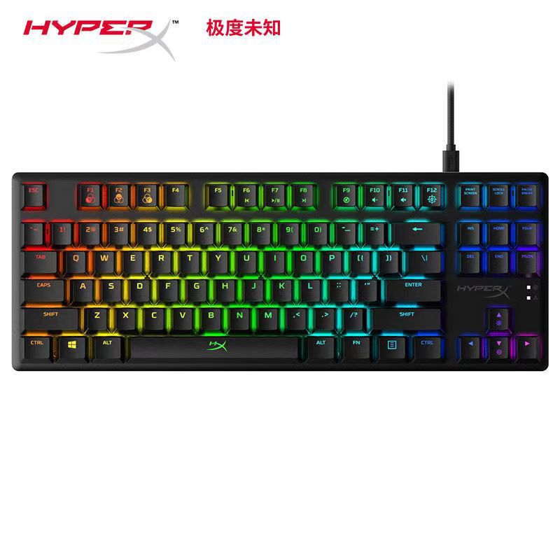 Extremely Unknown (HyperX) Aloy Origins Origin RGB Gaming Mechanical Keyboard 87 Key Red Water Axis