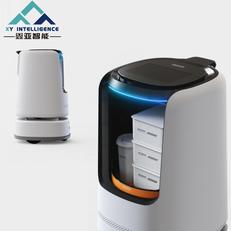 智能酒店送物机器人 宾馆旅馆旅店饭店楼宇服务 外卖上楼拨号方碟