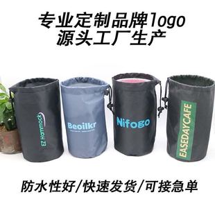 210 Waterproof Nylon Drawstring Bag Professional Made Cylinder Polyester Bundle Pocket Clothing Packaging Pocket Factory