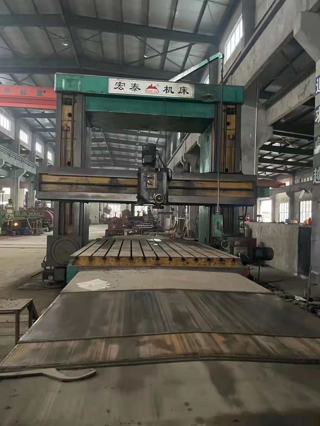 转让二手宏泰X2031龙门铣床二手4米龙门铣