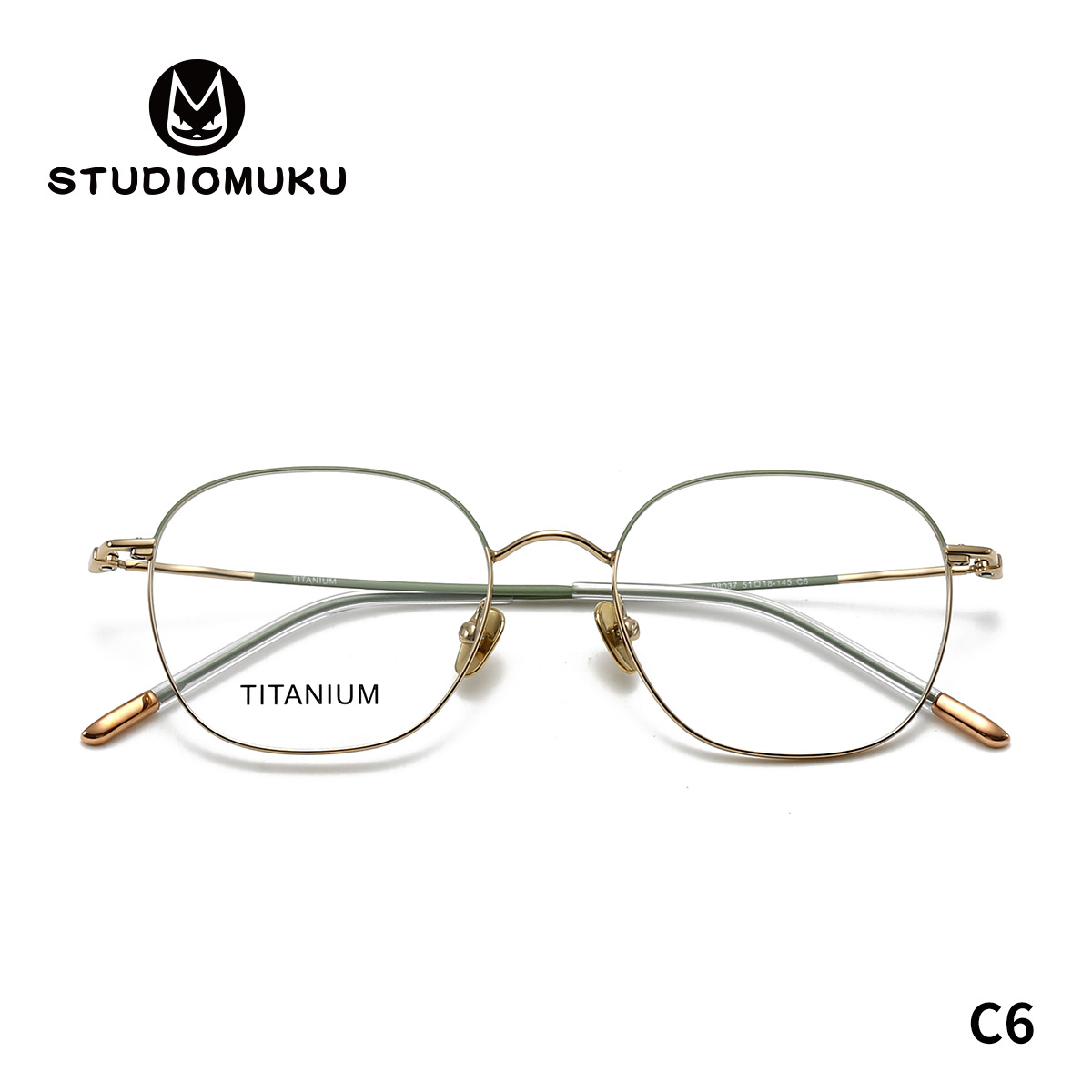 Gafas de madera de STUDIOMUKU, monturas de gafas de estilo clásico, conservando monturas de gafas que son buenas para hacer fortuna