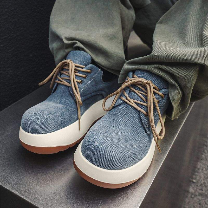 Chaussures Derby Paris ShoeVault pour homme, nouvelles chaussures élégantes en cuir Q, semelles épaisses, gros orteils, version coréenne, polyvalentes_voghion.com