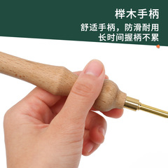 tufting adjustable wooden handle thick stamping flower needle embroidery needle embroidery needle sweater needle wholesale