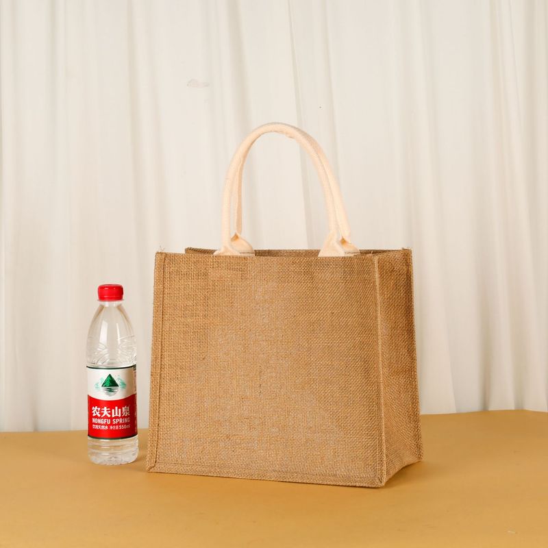 Muji無印良品麻袋diy綿麻リネンお土産ジュートバッグ手提げ袋トートバッグカスタム|undefined
