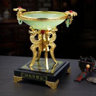 Xianglong cornucopia home store company fortune decoration fortune decoration gift gold inlaid jade crafts