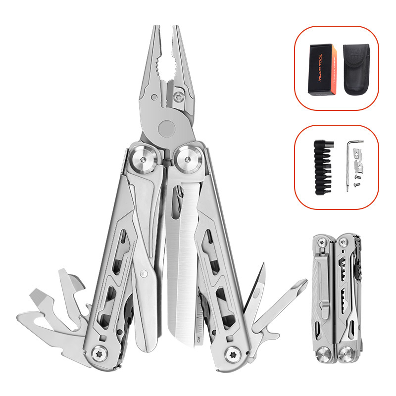 Cross-Border Outdoor Camping Mountaineering Hiking Outdoor Maintenance Portable Tool Folding Multi-Functional Pliers