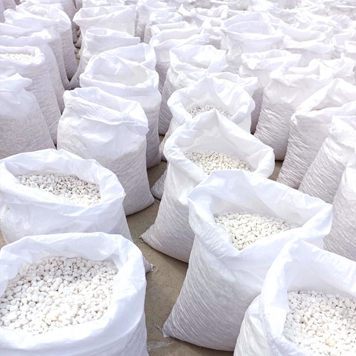 White Pebbles Gravel Snowflake White Rain Flower Stone Garden Courtyard Home Decoration Paving Landscape Beautification Scenery Stone 