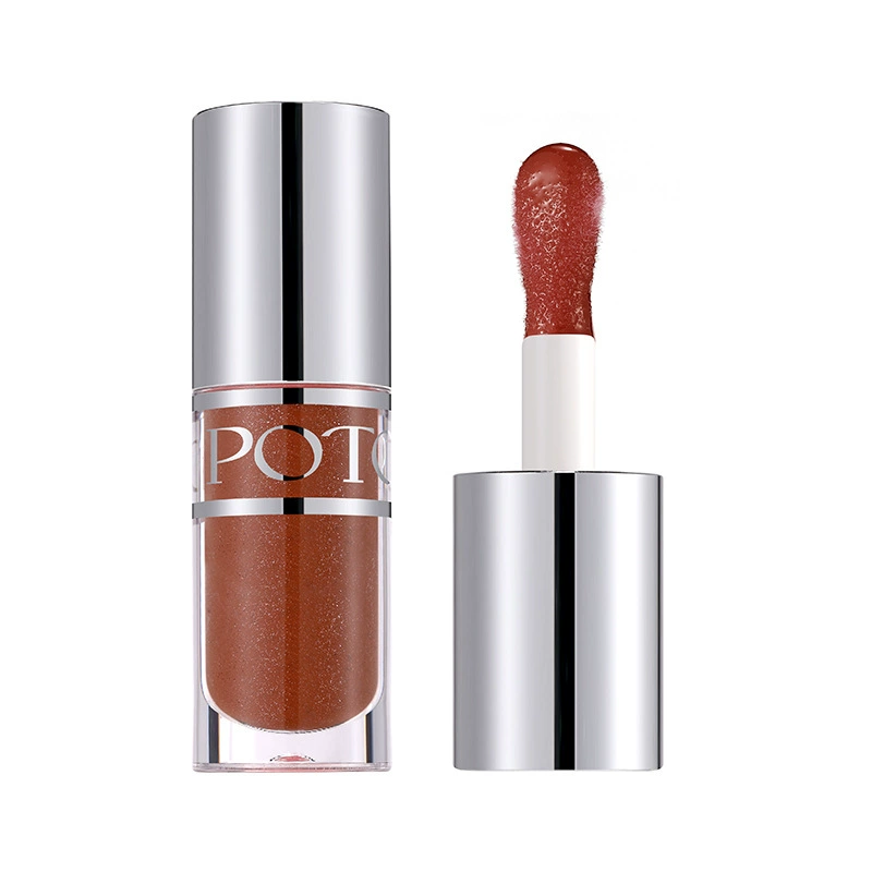 POTO Nutritious lip gloss, white tea, mirror effect, plump lips effect
