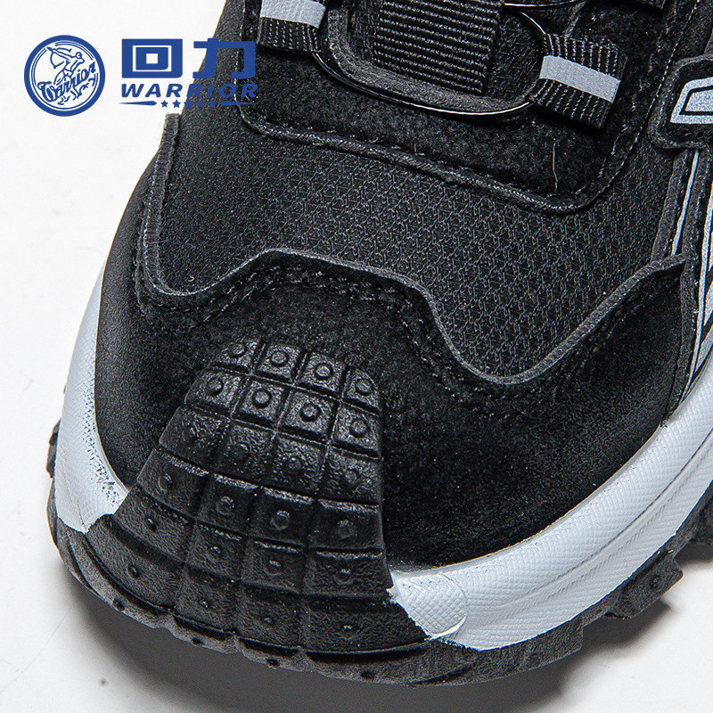 Zapatos de botón de neumático de cuero púrpura para niñas zapatos casuales al aire libre para niños con suela gruesa zapatos de otoño y invierno