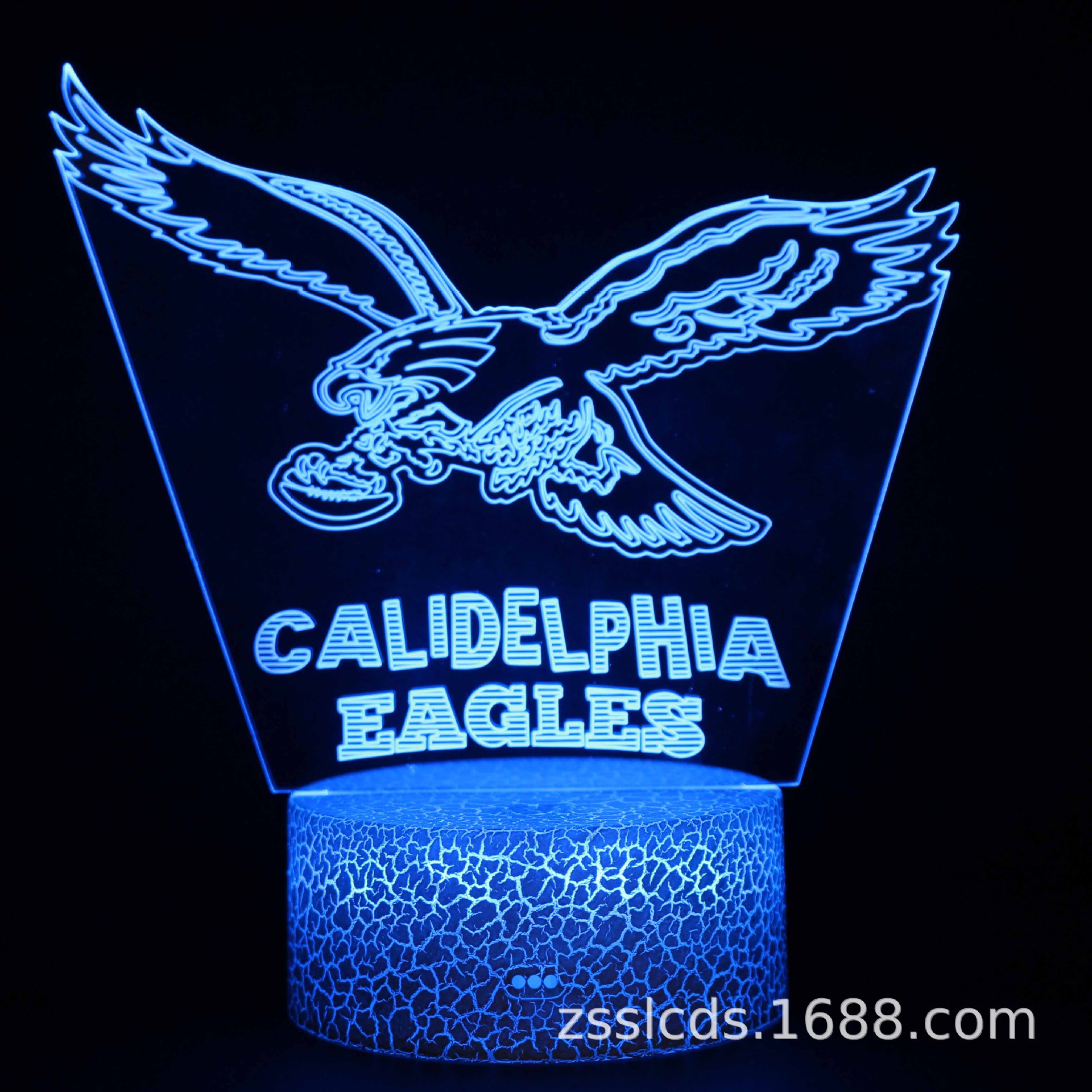 Comercio electrónico transfronterizo Venta caliente Jackson cantante de música Serie 3D luz de la noche colorida lámpara de mesa táctil regalo creativo Luz