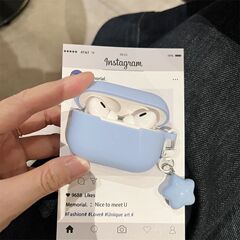 ins星星硅胶壳AirPods4保护套苹果蓝牙耳机壳Pro2二代硅胶软套3代