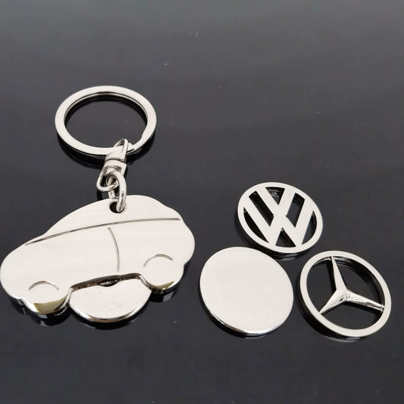 Shopping cart, token, geometric keychain, (Physicals)