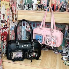 オリジナル日系Lolitaかわいい少女ハンドバッグ痛バッグjk制服バッグPUシングルショルダーバッグ漫展ダブル痛層