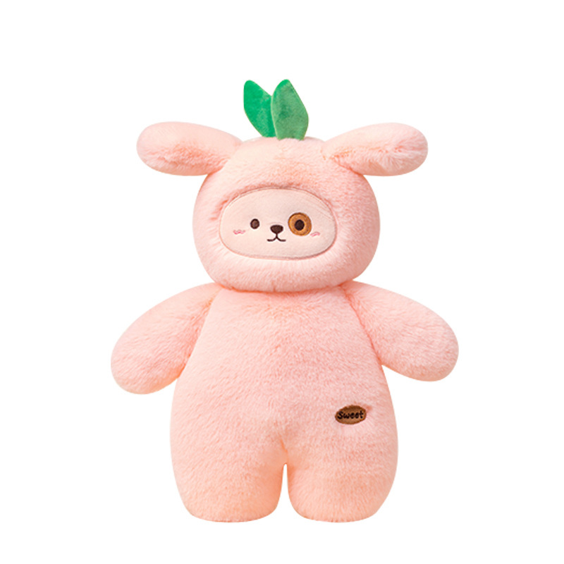 Caricatura encantadora almohada de fruta muñeca muñeca mu