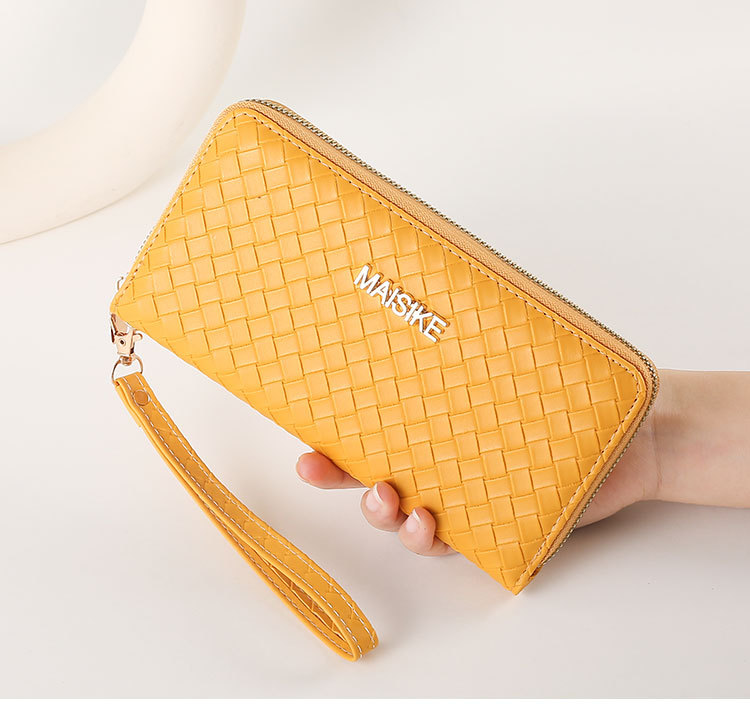 Women's Solid Color Pu Leather Zipper Wallets display picture 2