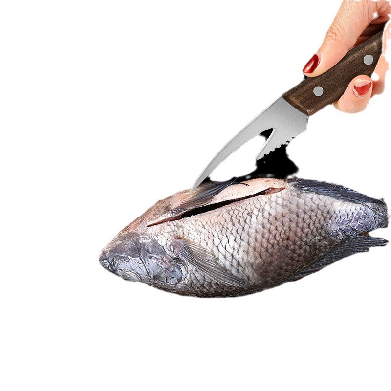 Peel de acero inoxidable para picar peces y camarones, cuchillo multifuncional para picar camarones, cuchillo multifuncional para picar camarones, cuchillo multifuncional para picar camarones, cuchillo multifuncional para picar camarones image 5